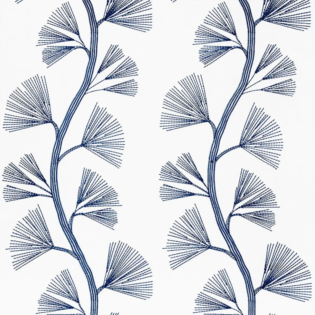 GINKGO EMBROIDERY_ MARINE