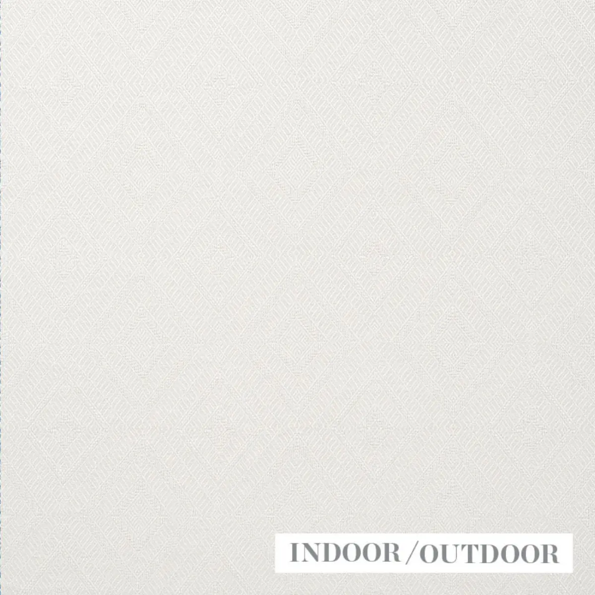 GEOMETRIC WEAVE INDOOR/OUTDOOR_ IVORY