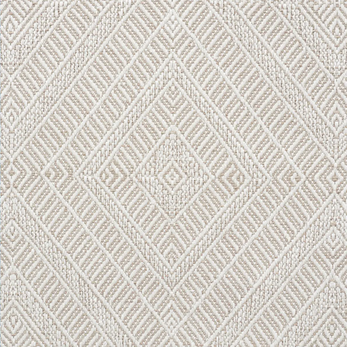 GEOMETRIC WEAVE INDOOR/OUTDOOR_ NATURAL