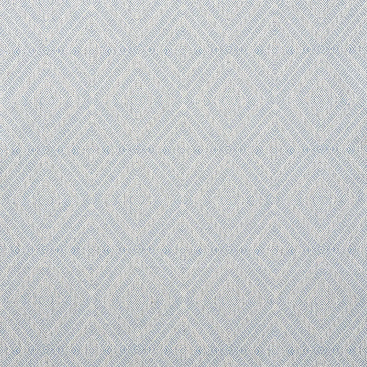 GEOMETRIC WEAVE INDOOR/OUTDOOR_ CHAMBRAY
