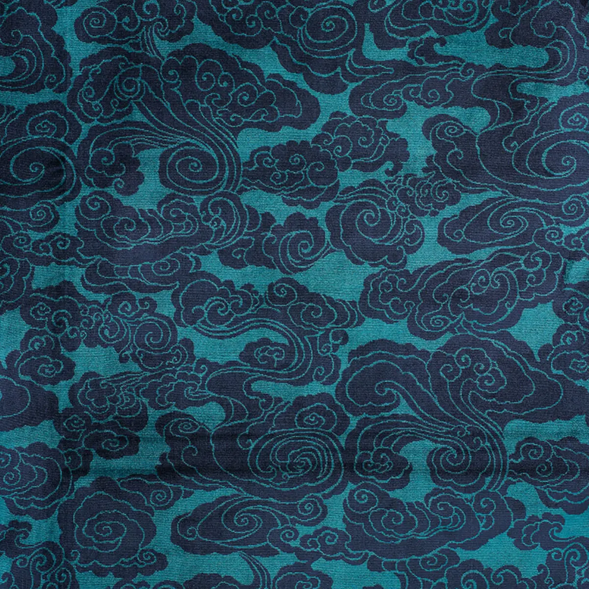 SOZAN VELVET_ PEACOCK