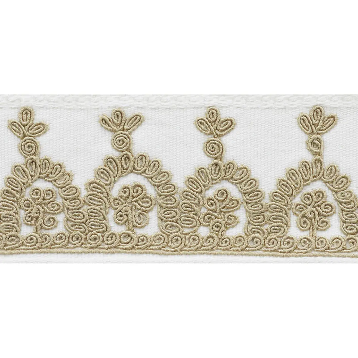 Noelia Embroidered Tape_ IVORY