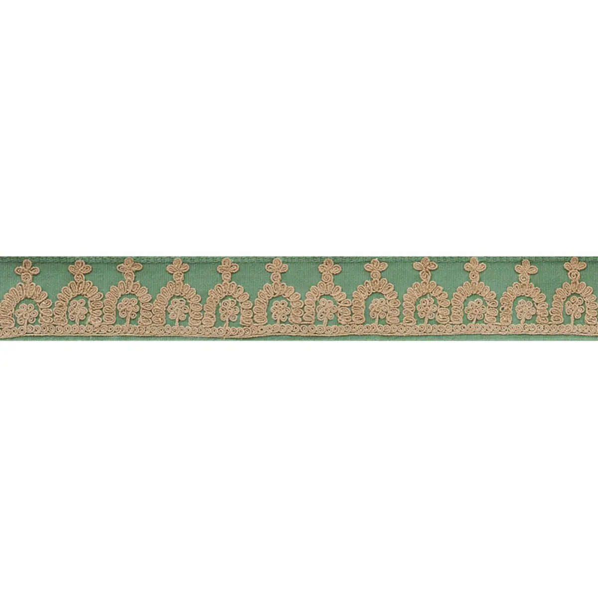 Noelia Embroidered Tape_ JADE