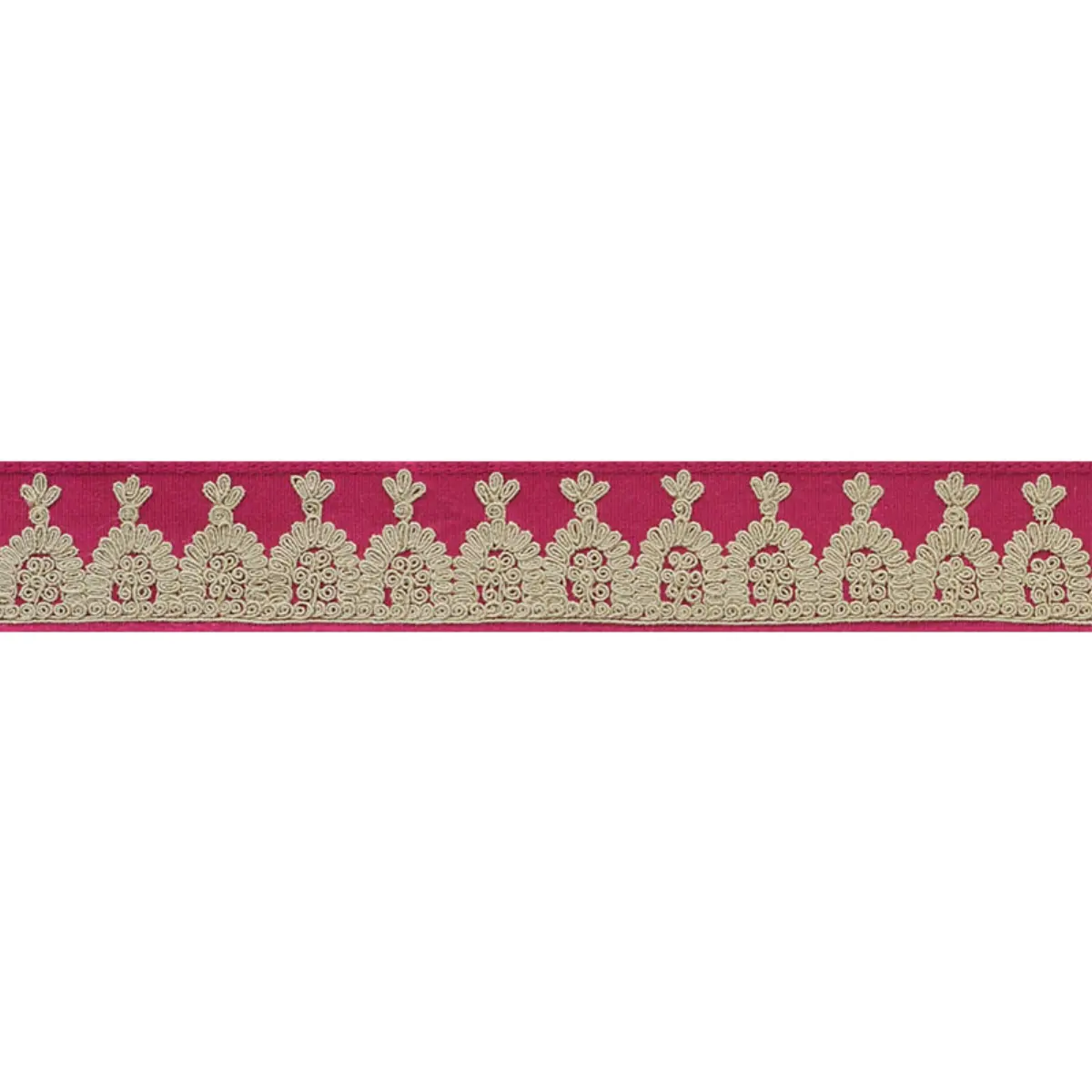 Noelia Embroidered Tape_ GARNET
