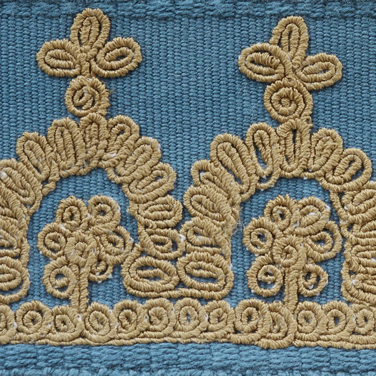 Noelia Embroidered Tape_ CADET