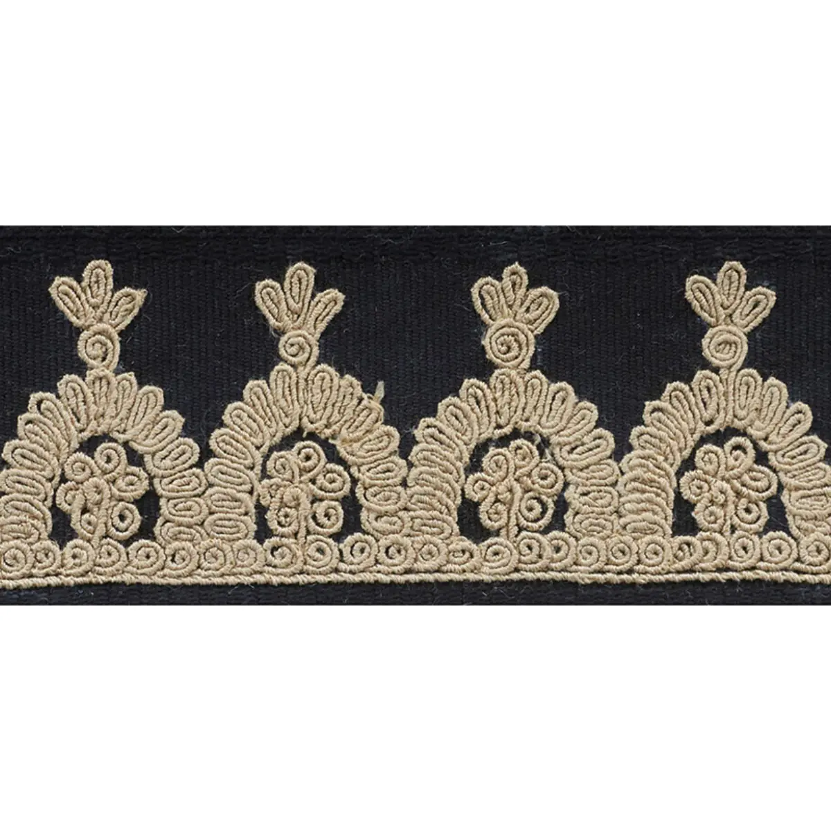 Noelia Embroidered Tape_ ONYX