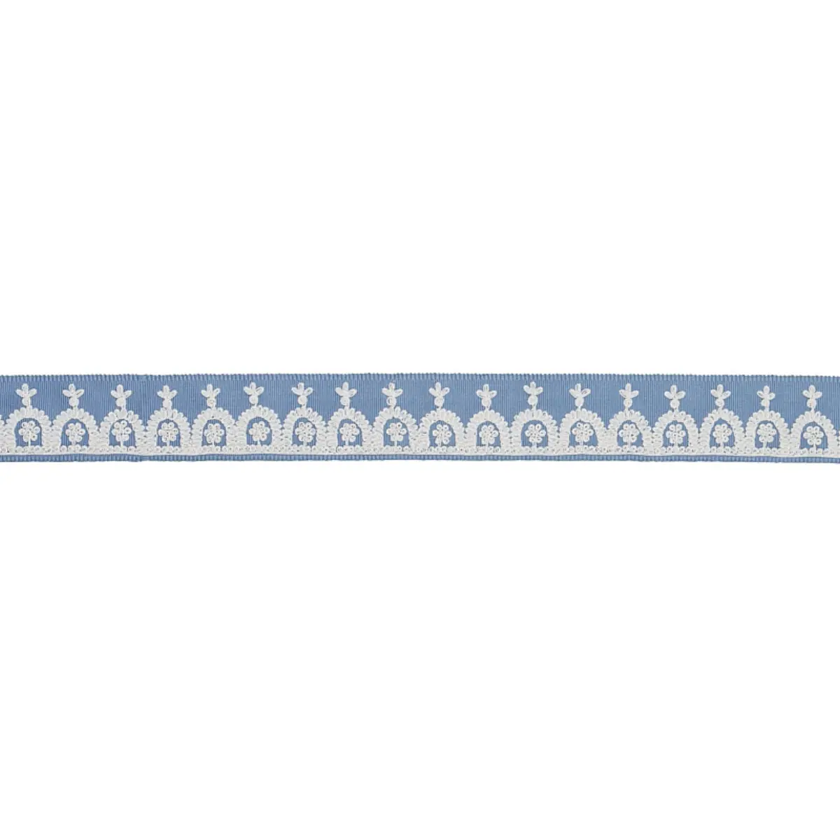 NOELIA EMBROIDERED TAPE_ CHAMBRAY
