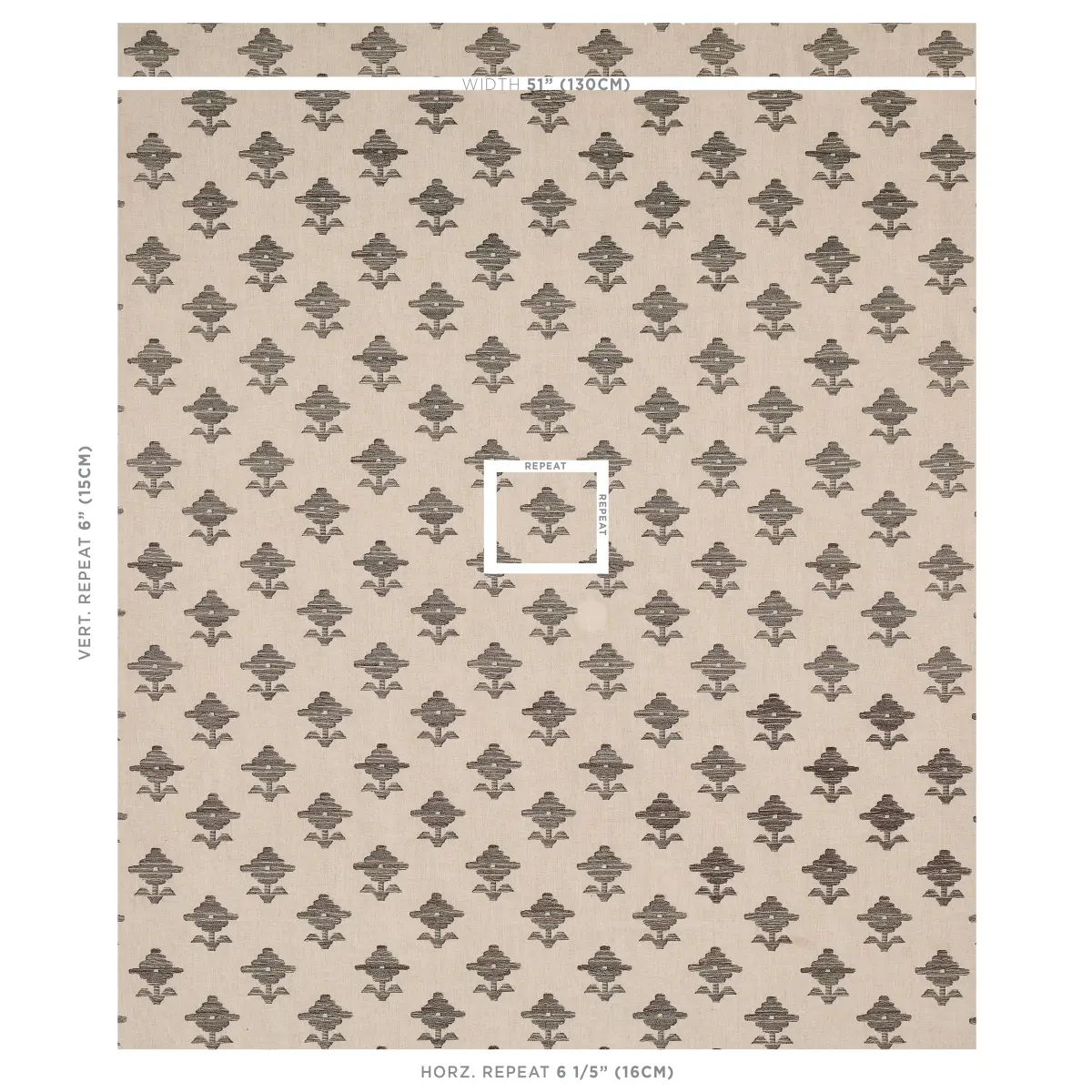 Rubia Embroidery_ BROWN