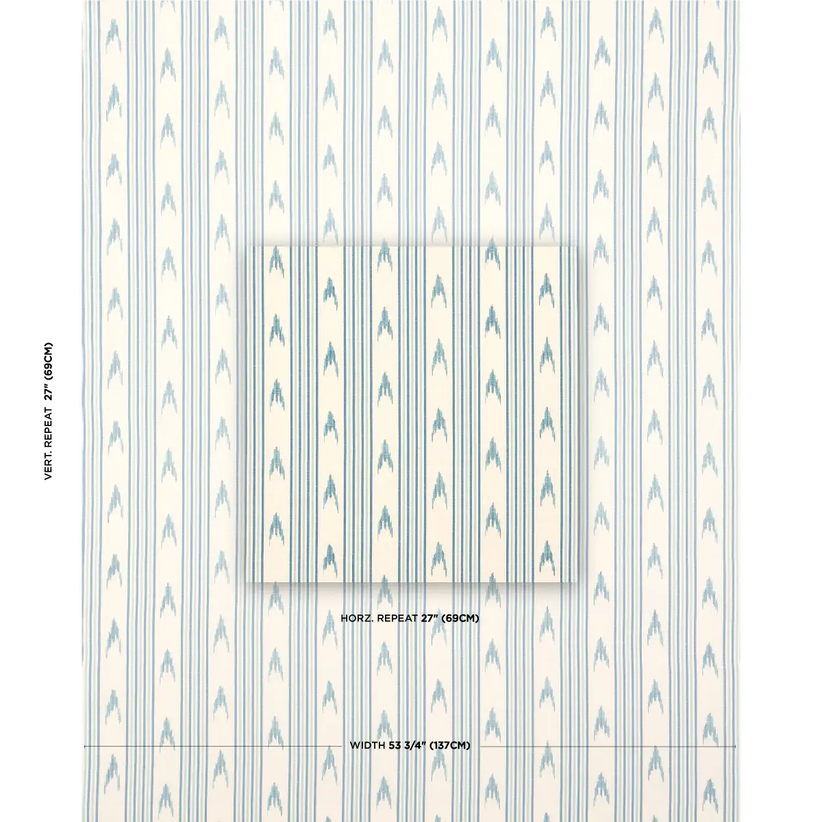 SANTA BARBARA IKAT_ CHINA BLUE