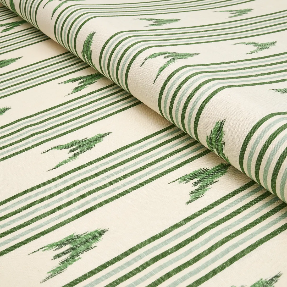 SANTA BARBARA IKAT_ LEAF GREEN