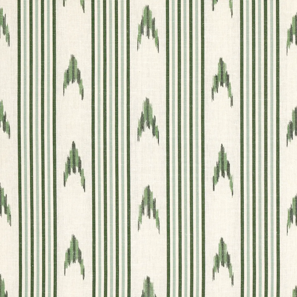 SANTA BARBARA IKAT_ LEAF GREEN