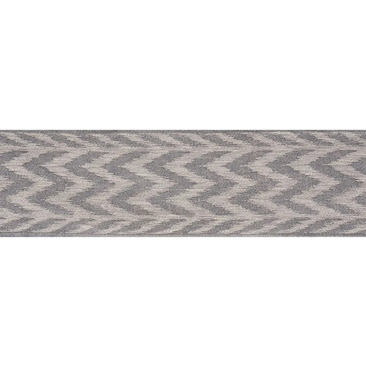 CHEVRON WOVEN TAPE_ GREY