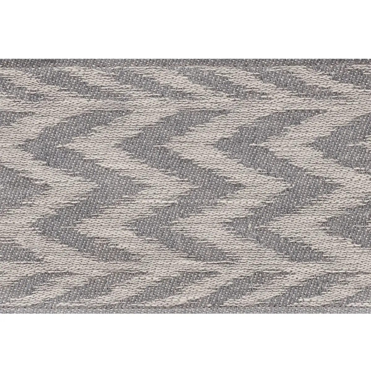 CHEVRON WOVEN TAPE_ GREY