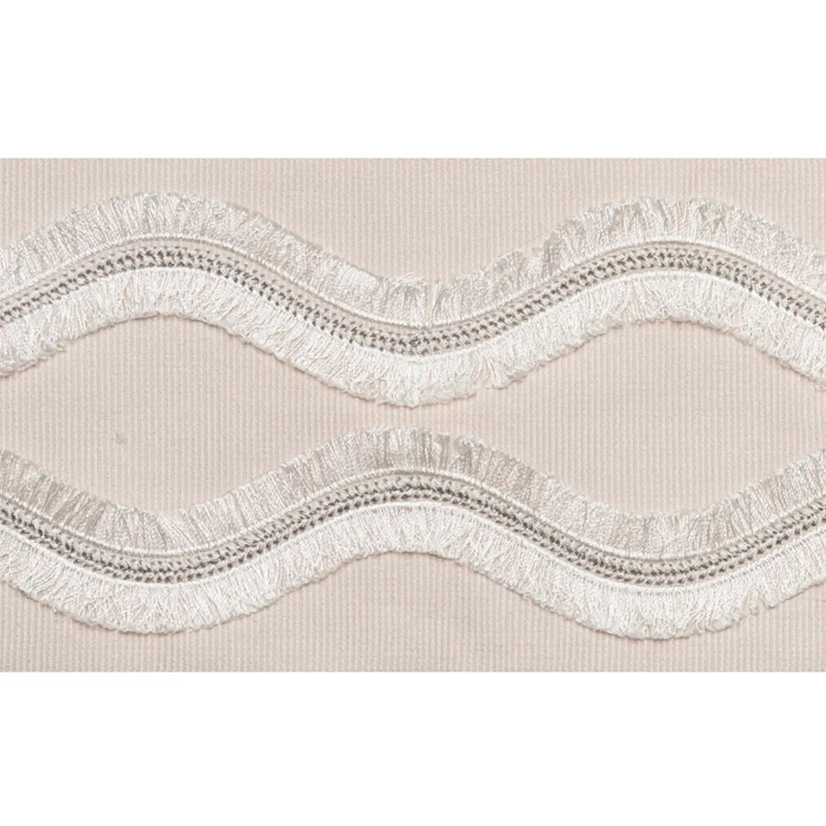 OGEE EMBROIDERED TAPE_ BLUSH