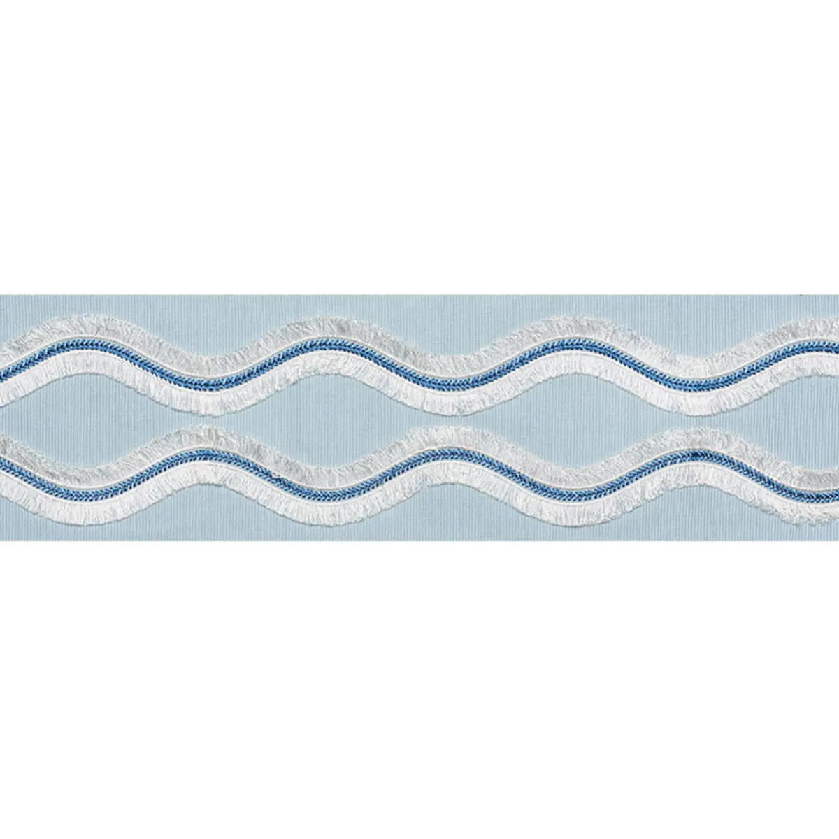 OGEE EMBROIDERED TAPE_ SKY