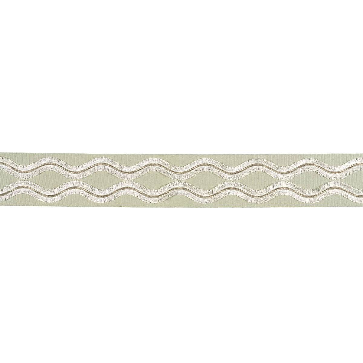 OGEE EMBROIDERED TAPE_ SEAGLASS