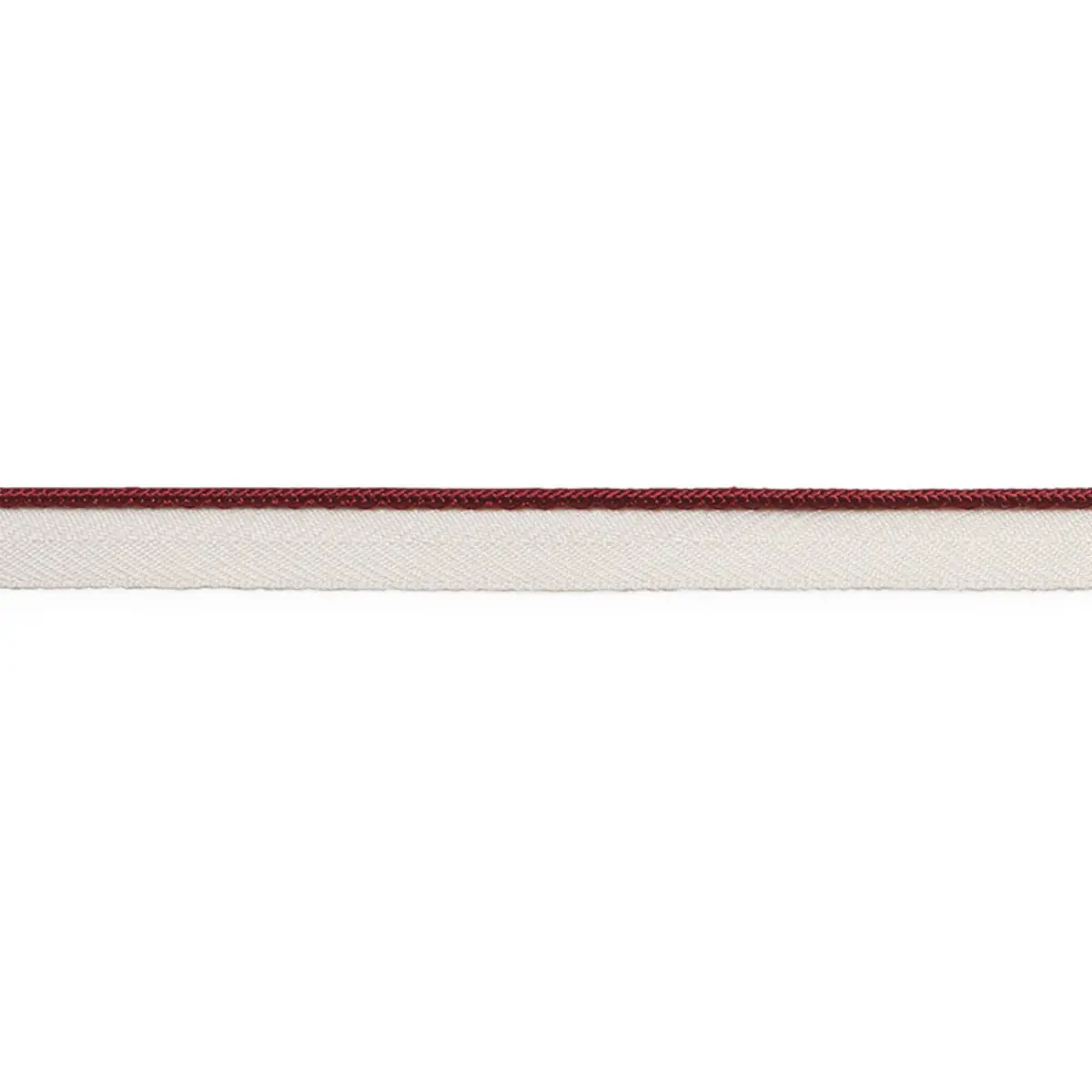 GUSTAVE SILK LIP CORD NARROW_ BURGUNDY