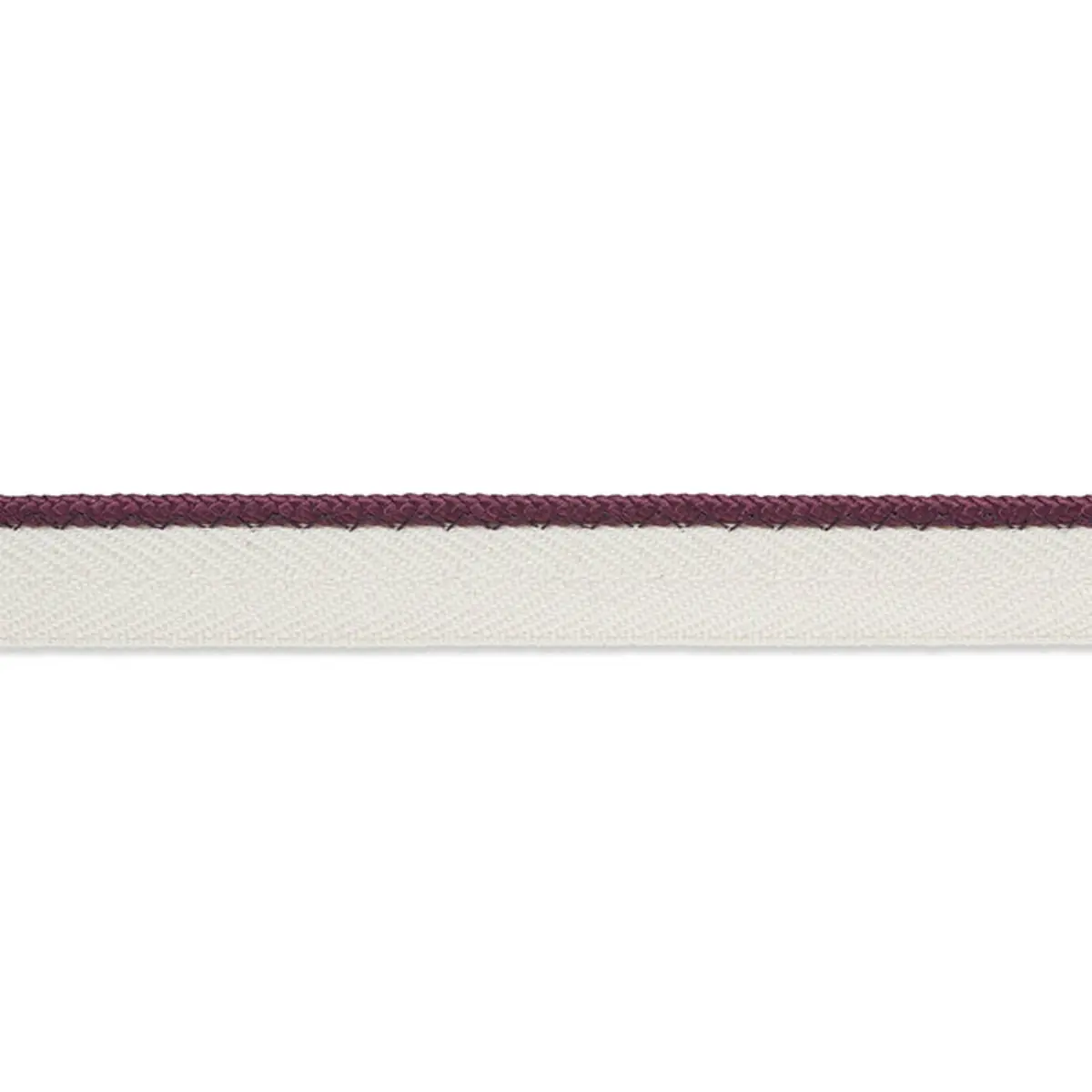 GUSTAVE SILK LIP CORD NARROW_ EGGPLANT