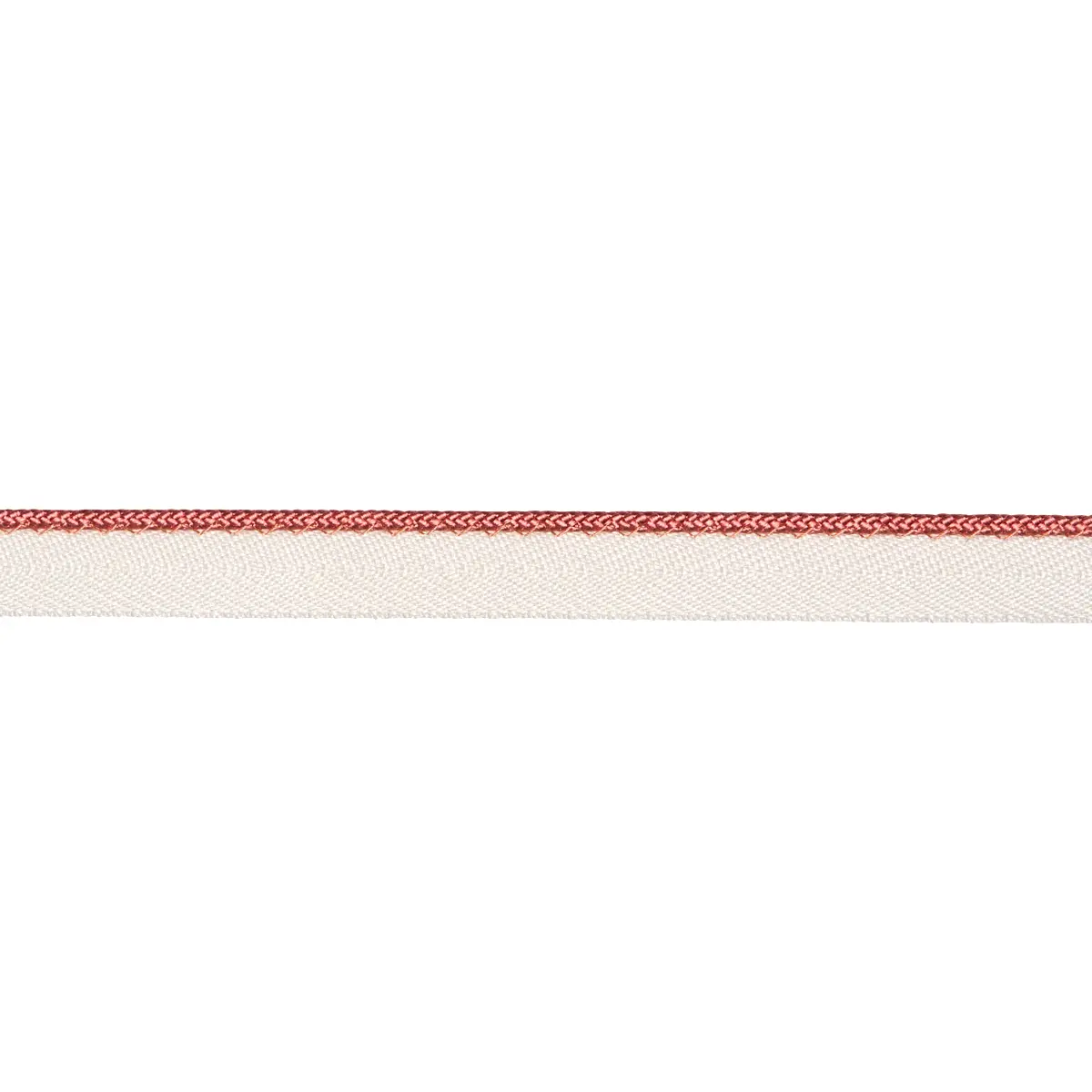 GUSTAVE SILK LIP CORD NARROW_ CORAL
