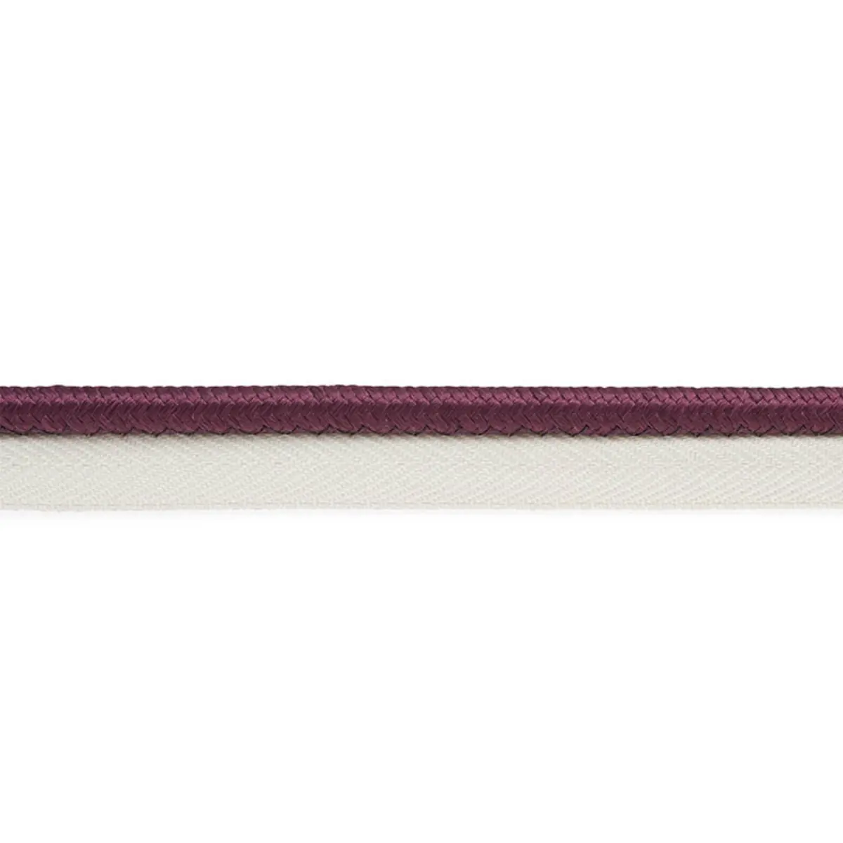 GUSTAVE SILK LIP CORD WIDE_ EGGPLANT