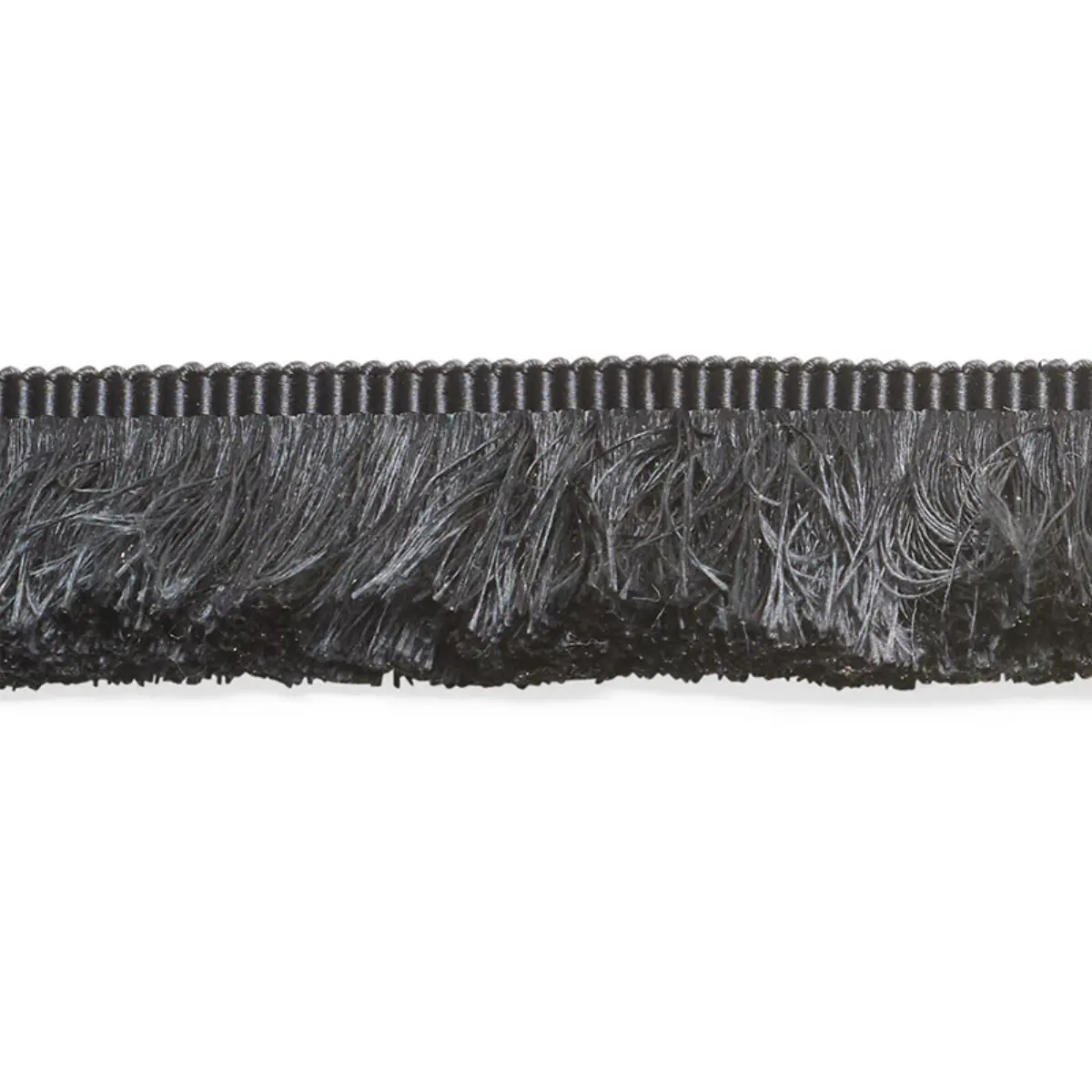 FRANCOIS SILK BRUSH FRINGE_ BLACK