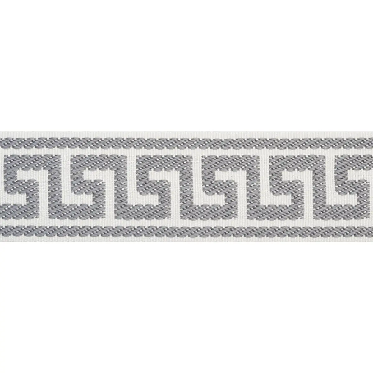 ETIENNE SILK GREEK KEY NARROW_ GREY