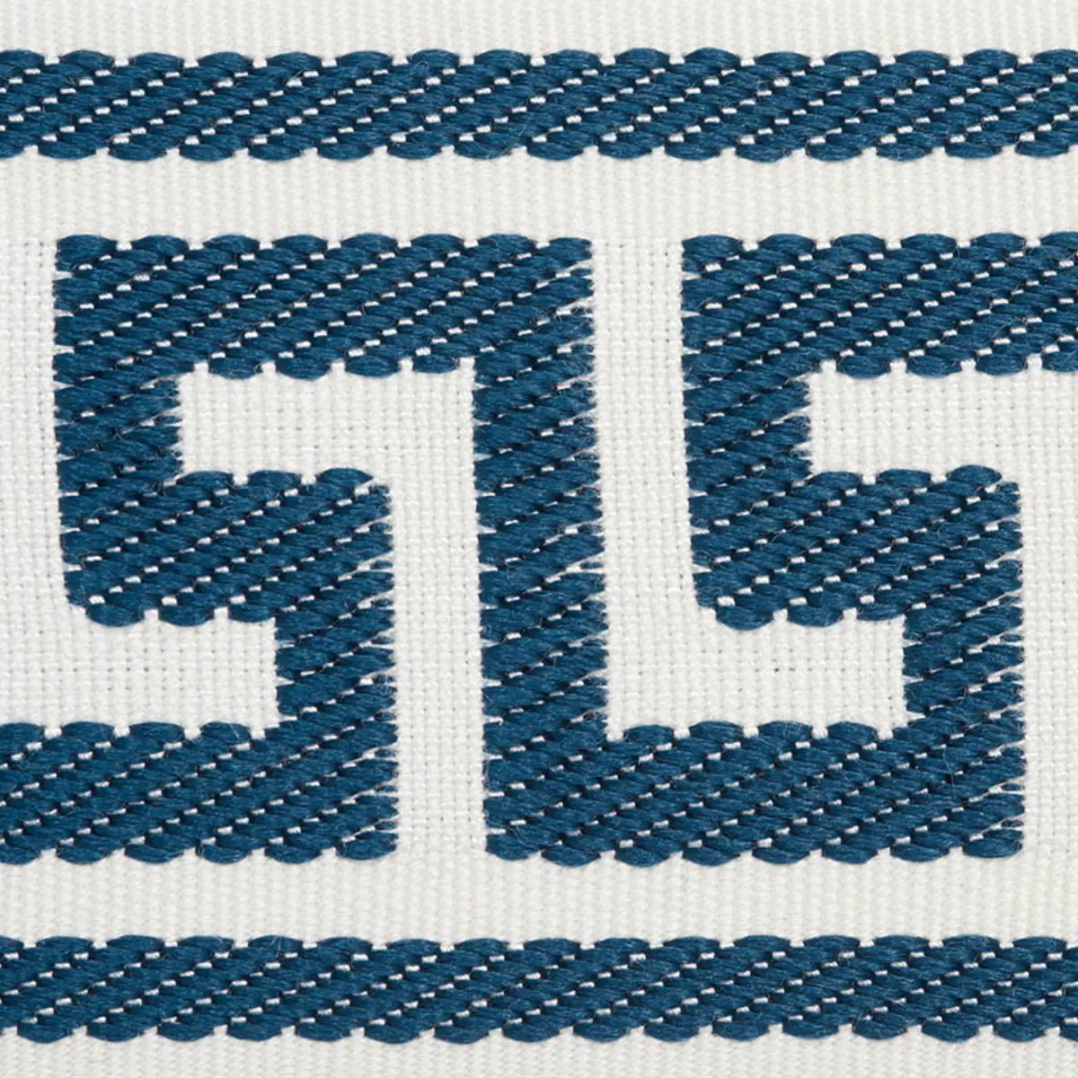 ETIENNE SILK GREEK KEY WIDE_ NAVY