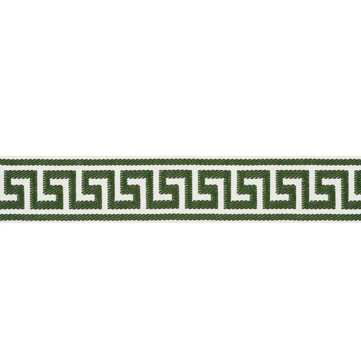 ETIENNE SILK GREEK KEY WIDE_ EMERALD