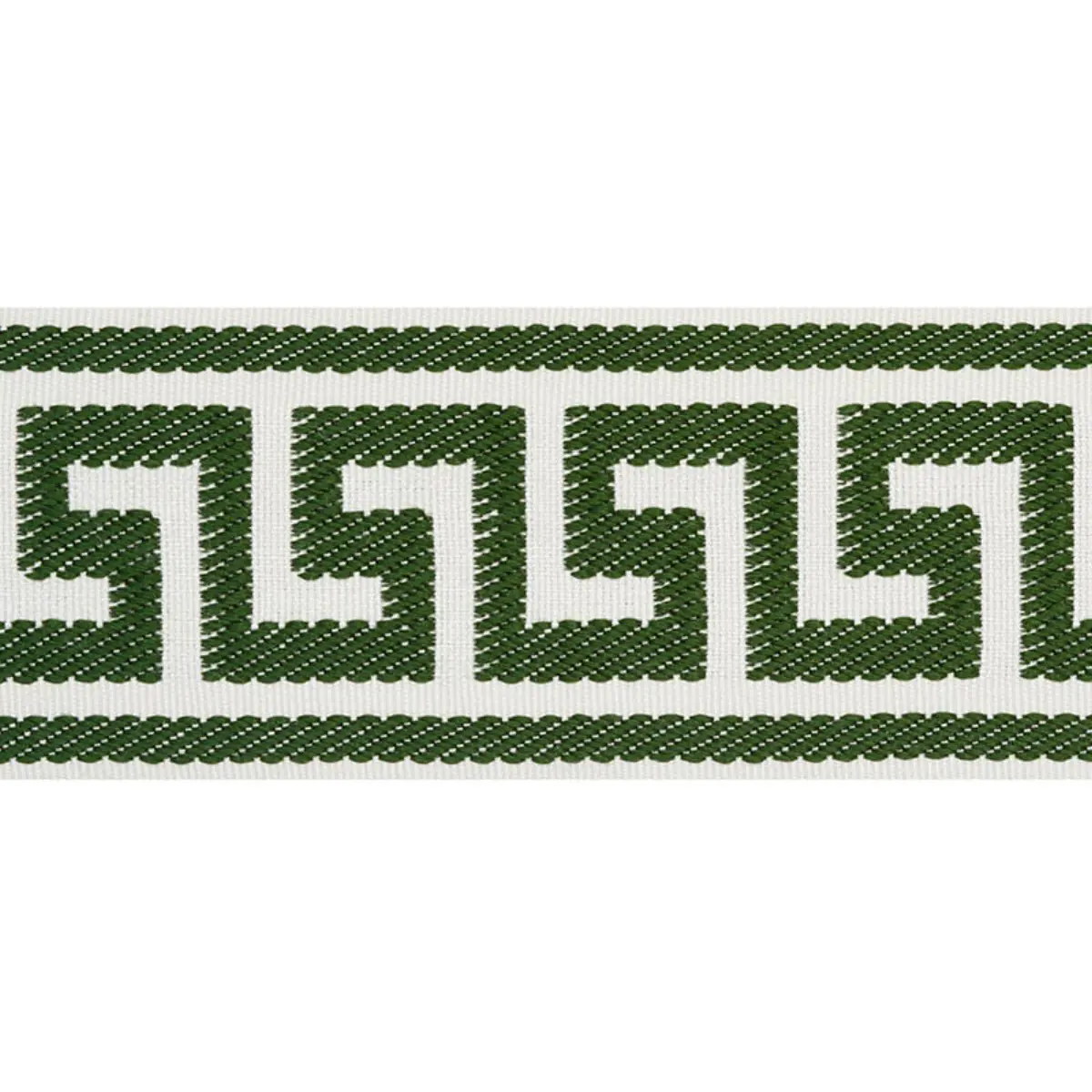 ETIENNE SILK GREEK KEY WIDE_ EMERALD
