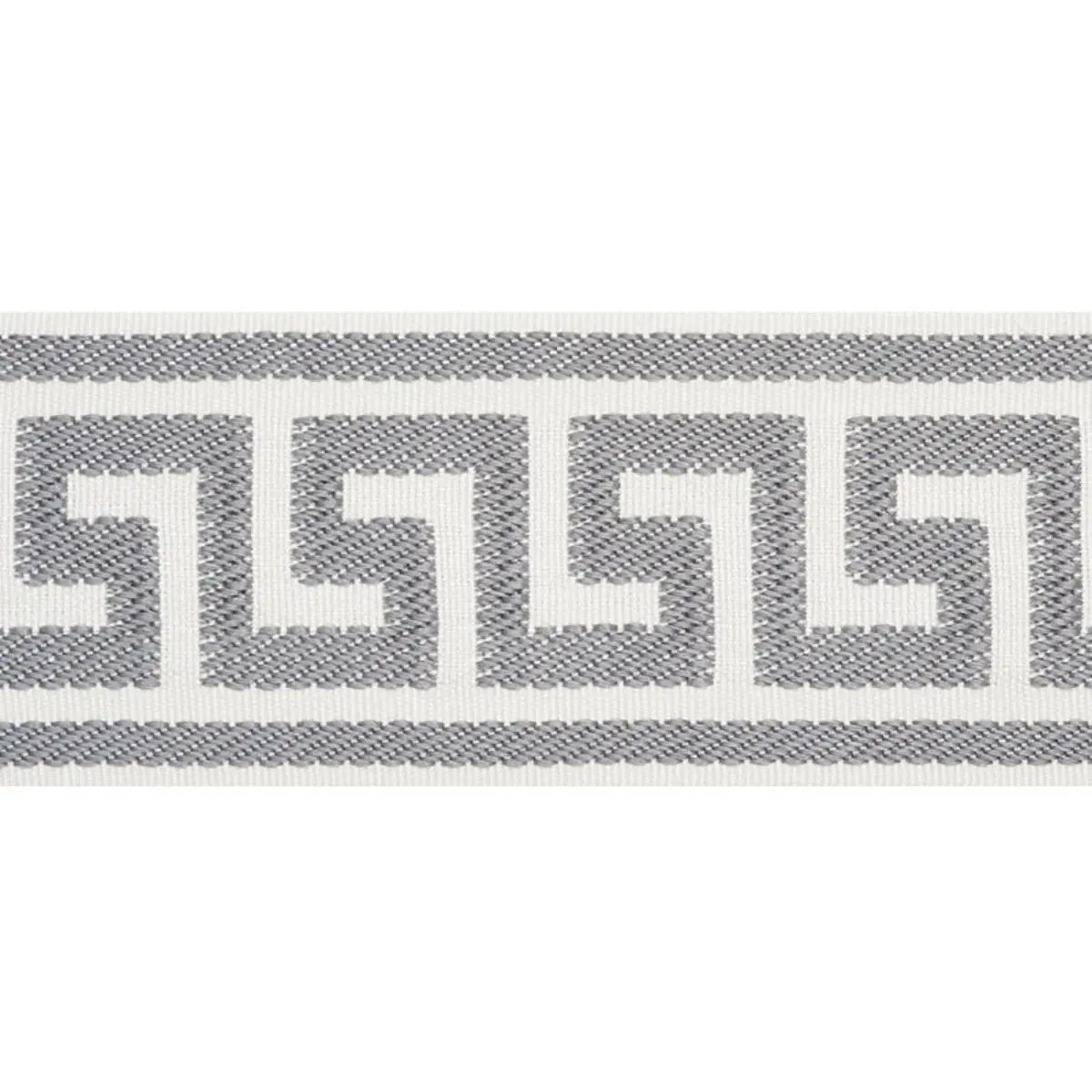 ETIENNE SILK GREEK KEY WIDE_ GREY