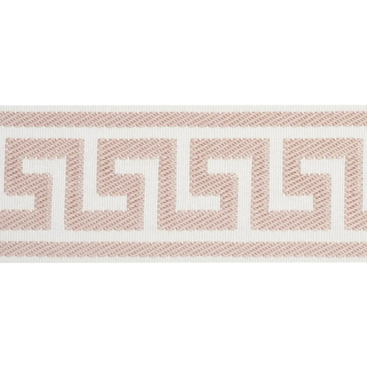 ETIENNE SILK GREEK KEY WIDE_ BLUSH