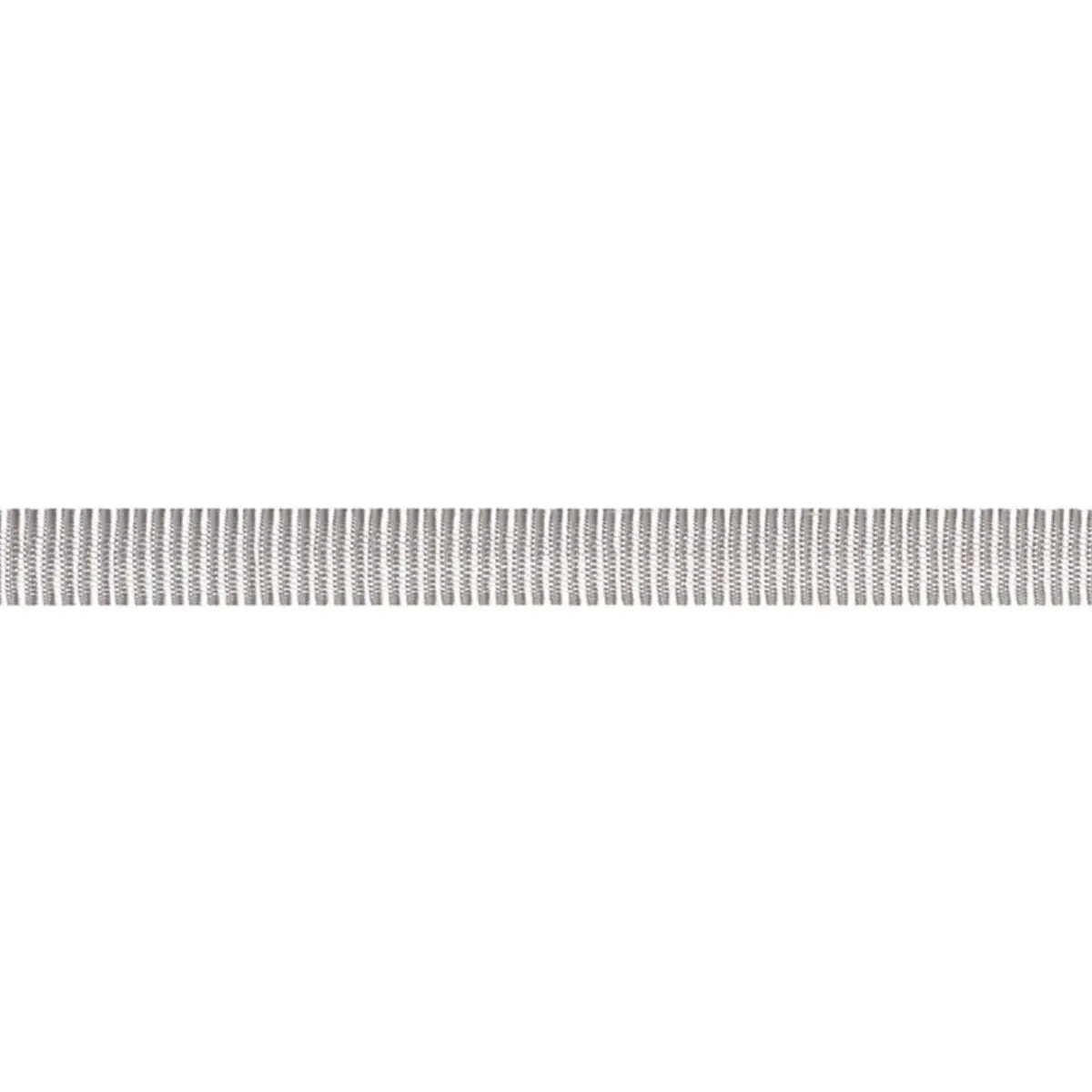 NARROW FAILLE TAPE_ SILVER