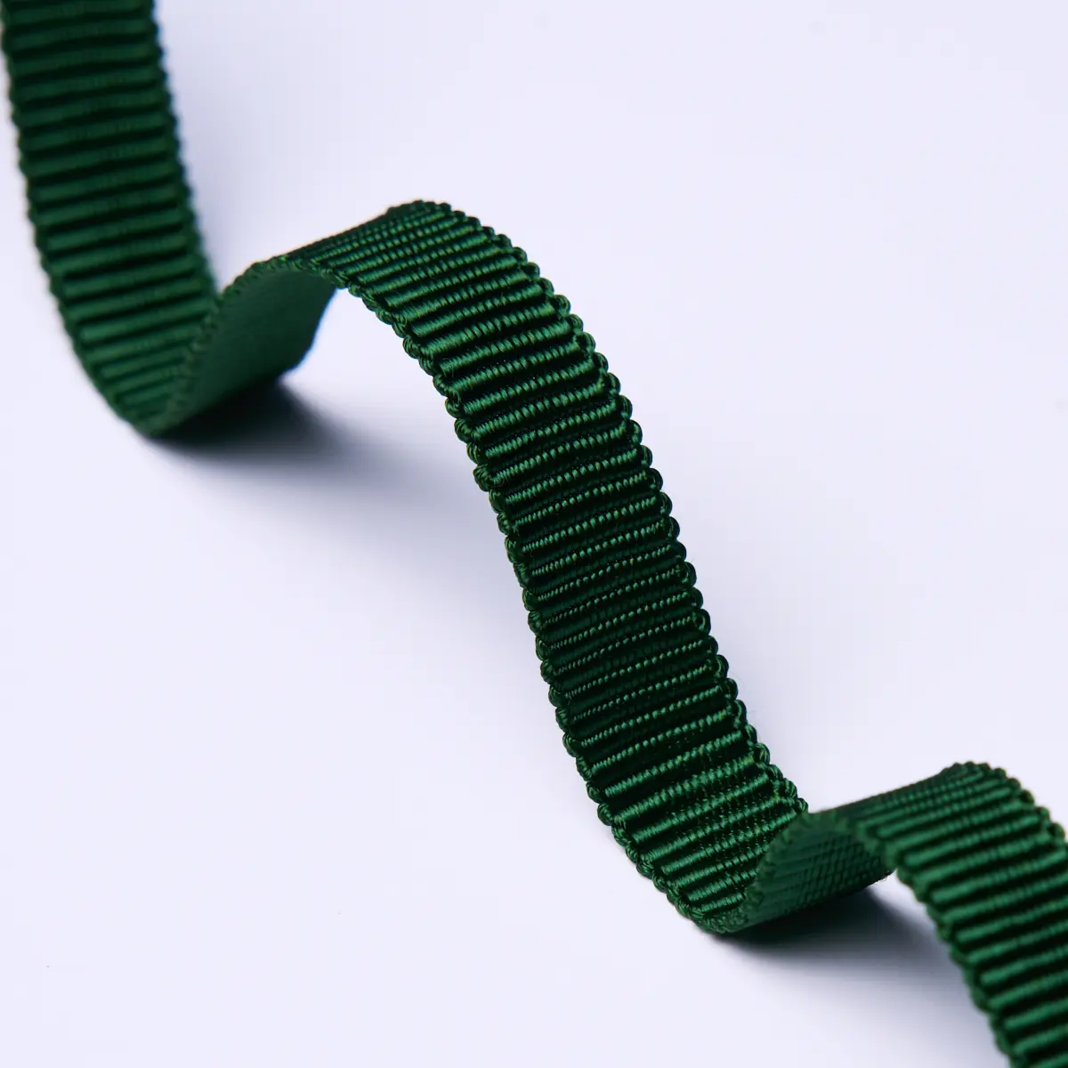 NARROW FAILLE TAPE_ EMERALD