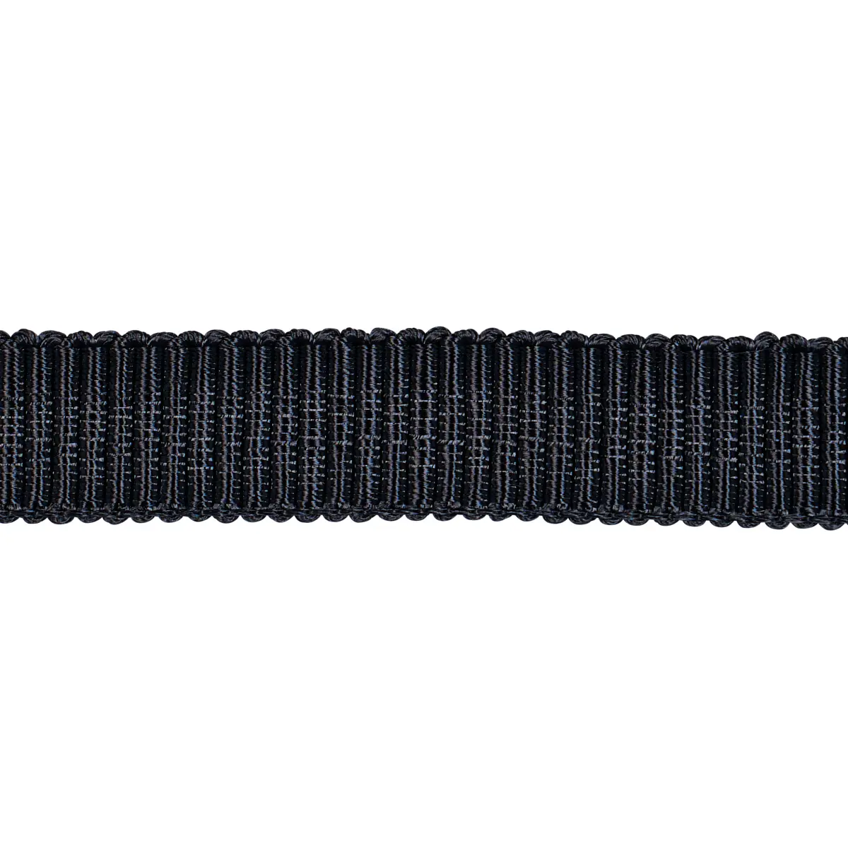 NARROW FAILLE TAPE_ CHARCOAL