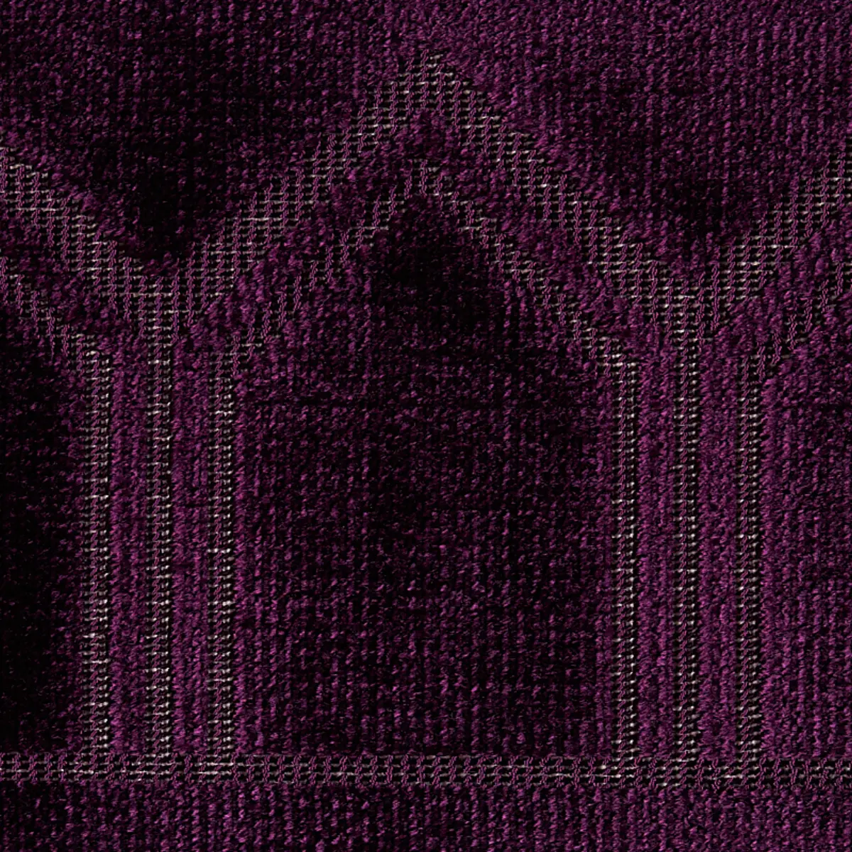 VIZIER VELVET TAPE_ AUBERGINE