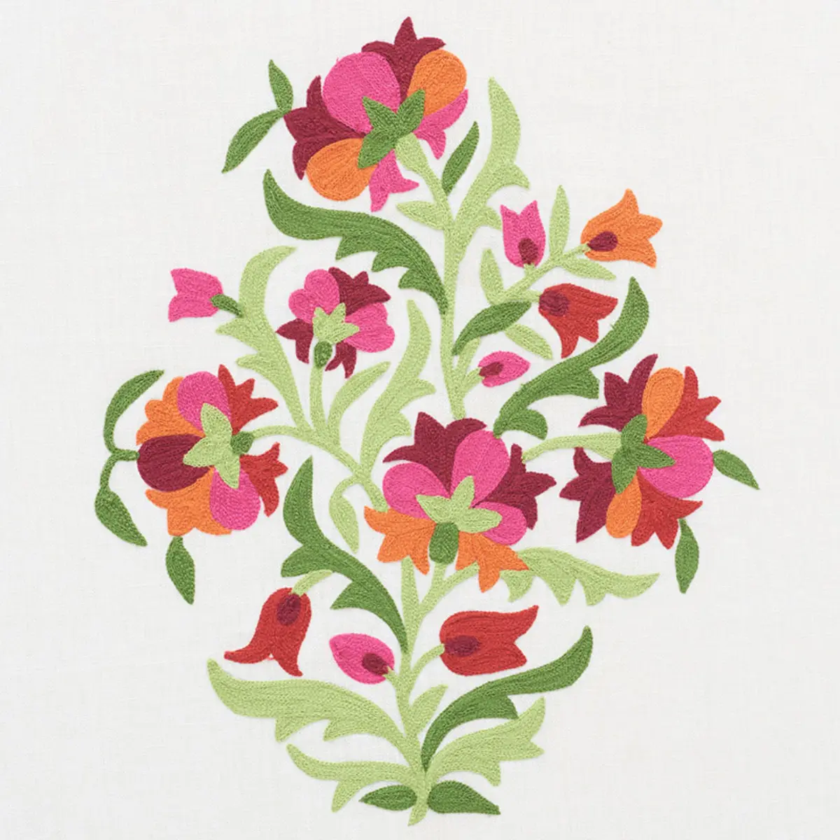 ANTALYA MEDALLION EMBROIDERY_ GARNET