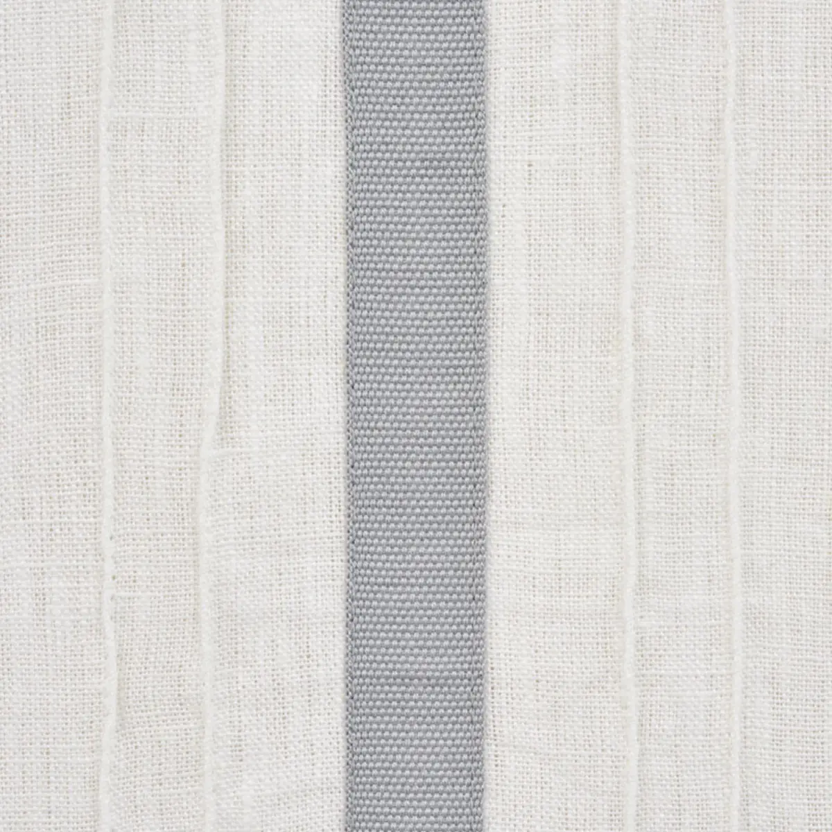 STRIPE APPLIQUÉ SHEER_ GREY