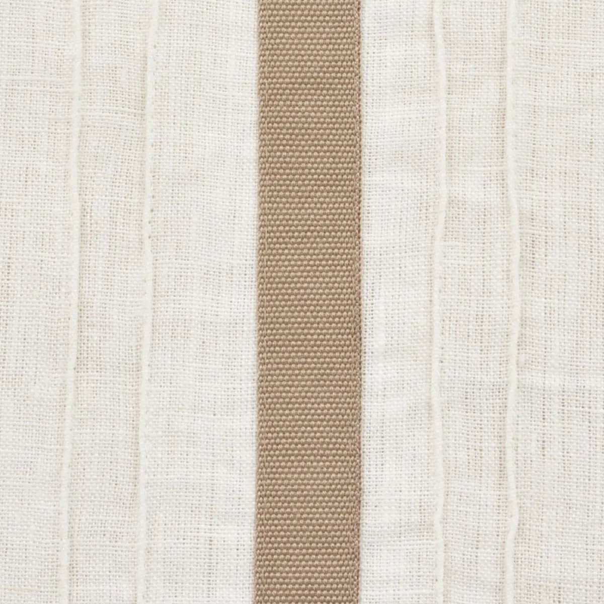 STRIPE APPLIQUÉ SHEER_ TAN