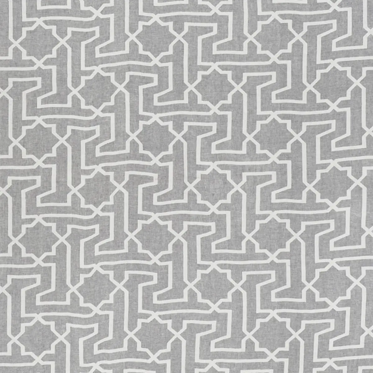 ARABESQUE MAZE SHEER_ GREY