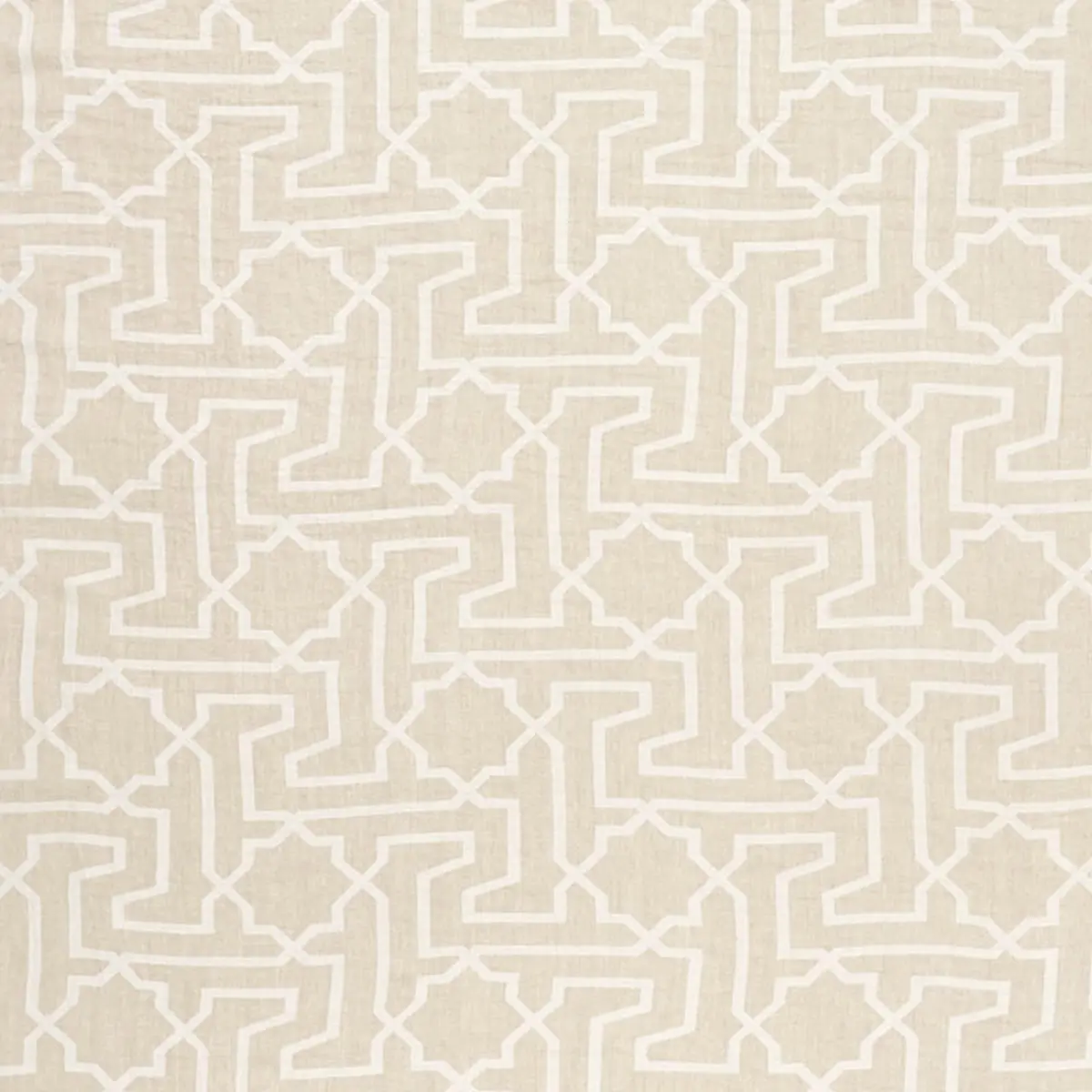 ARABESQUE MAZE SHEER_ NATURAL