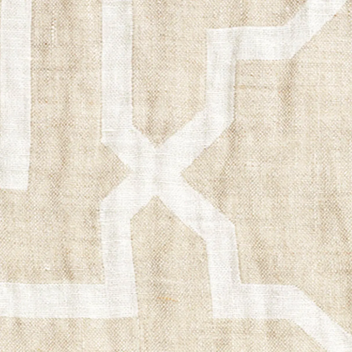 ARABESQUE MAZE SHEER_ NATURAL