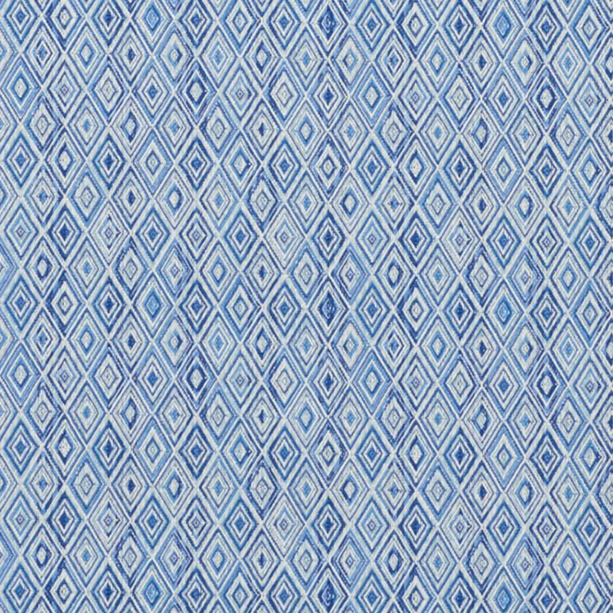 DIAMOND STRIE INDOOR/OUTDOOR_ BLUE