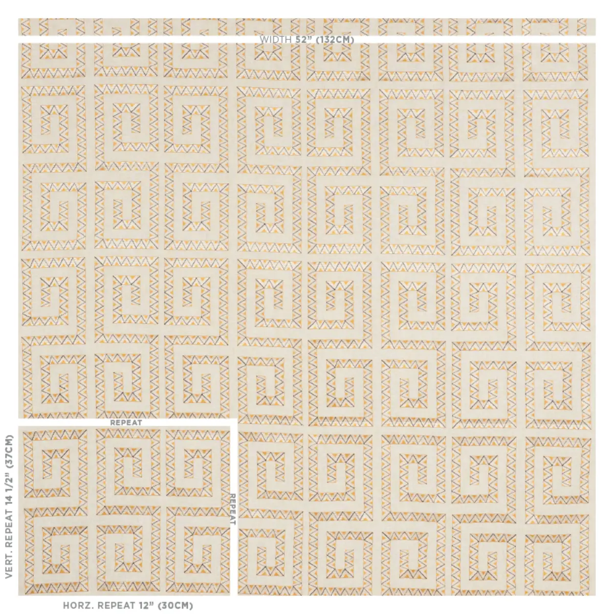 PRADO EMBROIDERY_ SAFFRON