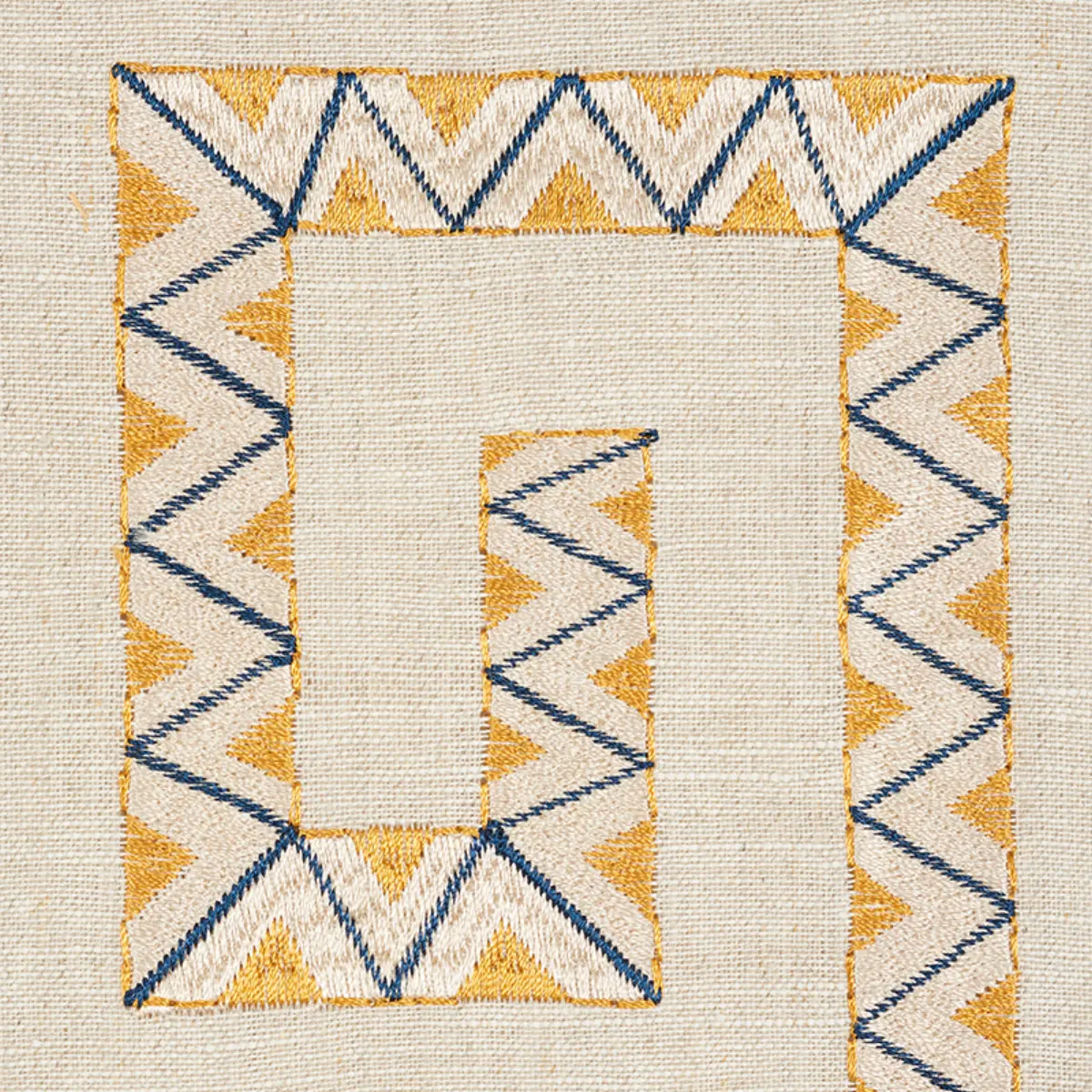 PRADO EMBROIDERY_ SAFFRON