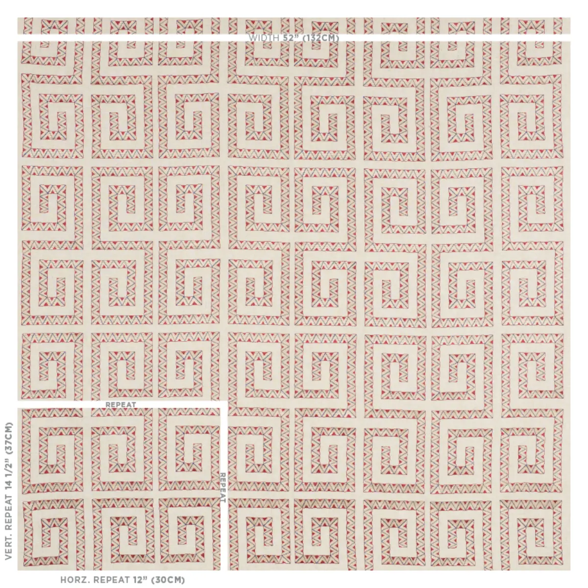 PRADO EMBROIDERY_ RED