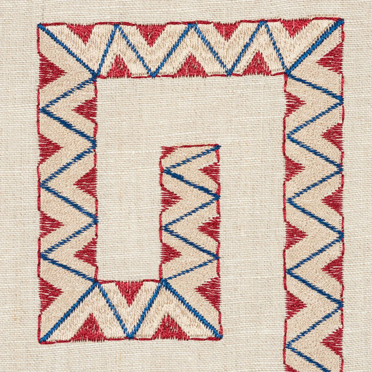 PRADO EMBROIDERY_ RED
