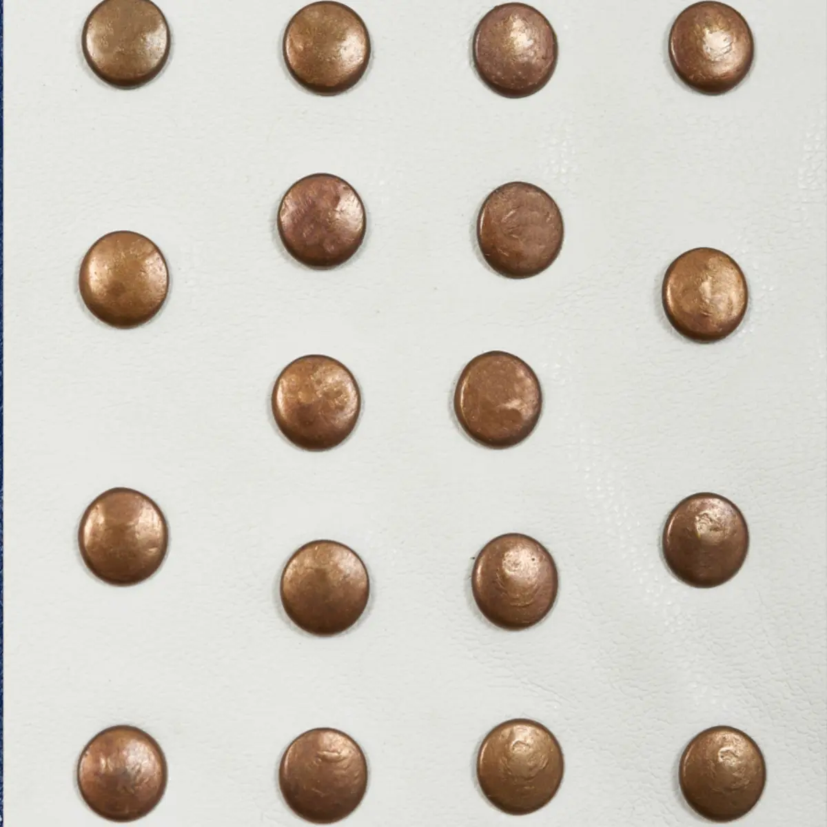 STUDDED LEATHER TRIM_ IVORY