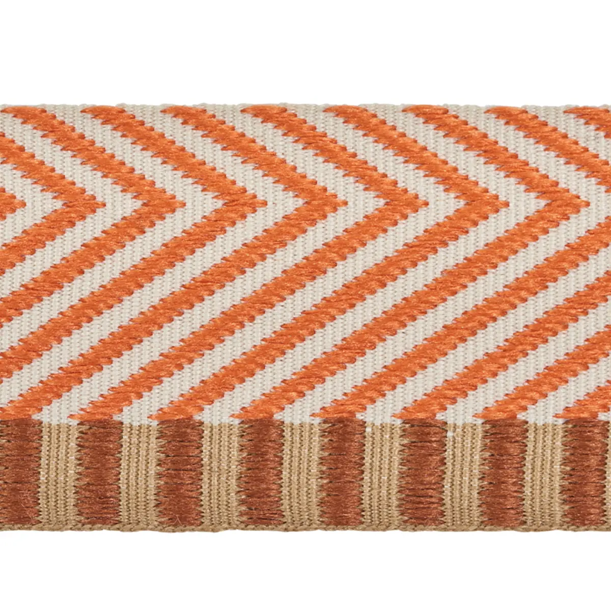 CHEVRON TWILL TAPE_ ORANGE