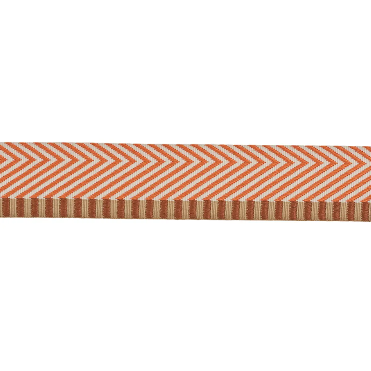 CHEVRON TWILL TAPE_ ORANGE