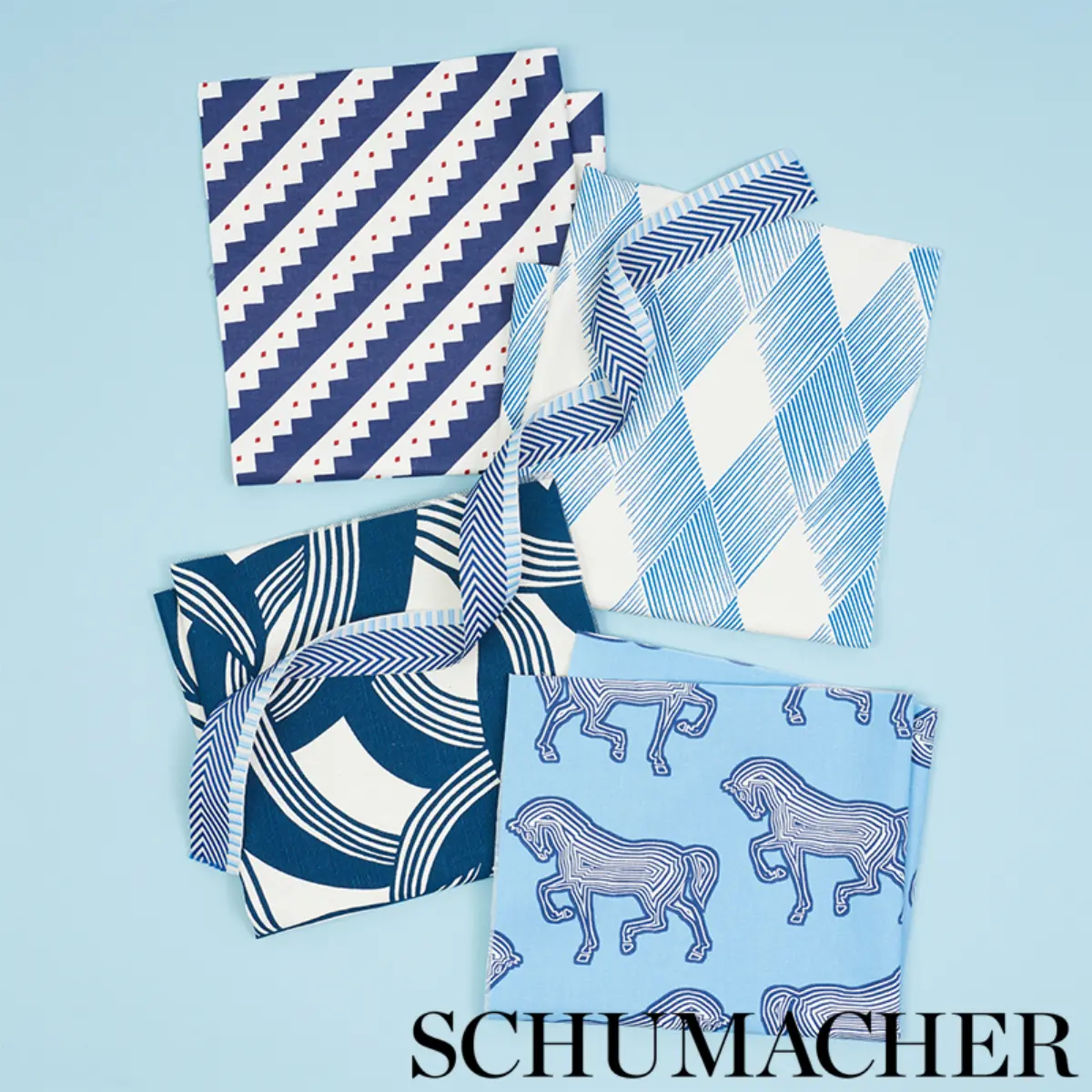 CHEVRON TWILL TAPE_ BLUE